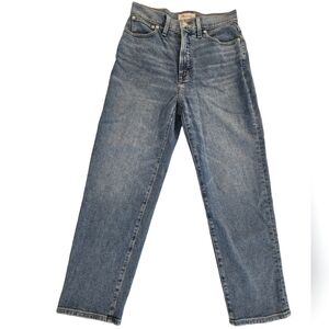 Madewell -The Perfect Vintage Straight Cropped Jeans | High Waisted | Women's 28